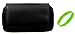 Samsung Galaxy s3, S III, i747 Horizontal Leather Case with Magnetic closure with belt clip and belt loops. Comes with Car Charger and Radiation Shield (Black)