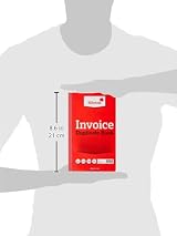 Silvine Duplicate Invoice Book 1-100 with Index Sheet 210x127mm gloss cover view 3