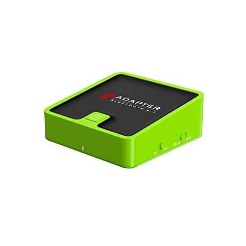 Hulorry Bluetooth Receiver,BTI-039 Bluetooth 4.1 2 in 1 Transmitter and Receiver Digital Optical Portable Wireless Audio Adapter Support APT-X aptx/Wireless A2DP Audio Adapter with SPDIF & Aux 3.5mm - Thumbnail 4