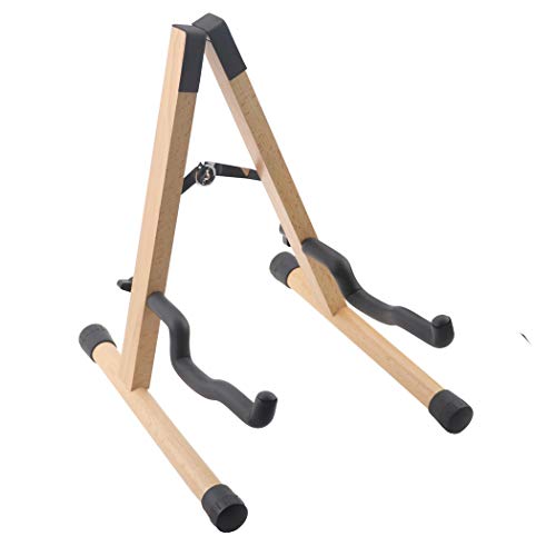 Wood Guitar Stand Solid Wood Folding AFrame Guitar Stand for Acoustic
