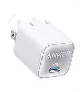 Anker USB C GaN Charger 30W, 511 Charger (Nano 3), PIQ 3.0 Foldable PPS Fast Charger, Anker Nano ...