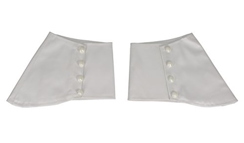 Men's Deluxe White Costume Spats