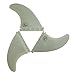 Ho Stevie! FRP Thruster (3) Surfboard Fins - Stronger Than Regular Nylon Fins - Includes Fin Bag, Screws, Wax Comb and Fin Key