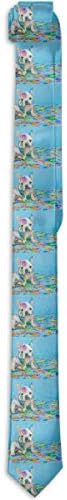 CZSJ Silly Little French Bulldog Men's Fashion Tie Luxury Print Necktie