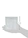 CD DVD White Paper Sleeves, Clear Window, 1000 Pack (PAPSLV)