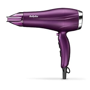 BaByliss-Velvet-Orchid-2300-Hair-Dryer BaByliss Velvet Orchid 2300 Hair Dryer, Fast Drying Results, Ionic, Comfortable Blow-Dry, Purple