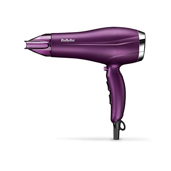 BaByliss-Velvet-Orchid-2300-Hair-Dryer BaByliss Velvet Orchid 2300 Hair Dryer, Fast Drying Results, Ionic, Comfortable Blow-Dry, Purple