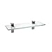 KES Bathroom Shelf, Tempered Glass Shelf 14 Inch 8MM-Thick Wall Mount Rectangular, Brushed Nickel Bracket, BGS3201S35-2