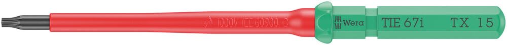 Wera Kraftform Kompakt VDE 67 i TORX® Take It Easy, TX 15 x 157 mm