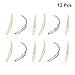 Minkissy 12Pcs Interlocking Tool Hair Extension Crochet Wig Loop Needle Barber Accessories Starting and Maintaining Your Locs Golden Easy Silver Rose Gold for Each 4Pcsthumb 1