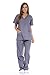 Just Love Women's Grey Scrub Set - Extra Small,Grey,X-Small