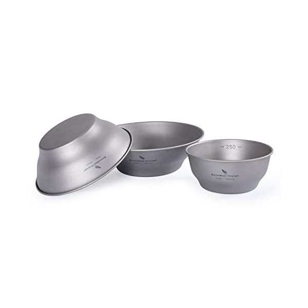 iBasingo-Titanium-Bowls-Plates-Ultralight-Single-Walled-Bowl-Dishes-Set-Camping-Dinnerware-Outdoor-Tableware-Kitchen-Utensils-Cookware-Mess-Kit-for-Food-Fruit-Sauce-with-Carry-Bag iBasingo Titanium Bowls Plates Ultralight Single-Walled Bowl Dishes Set Camping Dinnerware Outdoor Tableware Kitchen…
