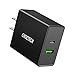 CHOETECH USB C Charger, 36W USB Type C Charger with 18W Power Delivery & 18W Quick Charge 3.0 Compatible with iPad Pro, iPhone Xs Max Xr Xs X 8 8 Plus, Google Pixel 3 /3XL, Samsung Galaxy Note 9 S9