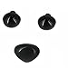 BESTCYC 75Pcs 10/12/14/16/18MM 5 Sizes in a Box Black Plastic Safety Eyes and Noses Set for Teddy Bear Doll Animal Puppet Craft