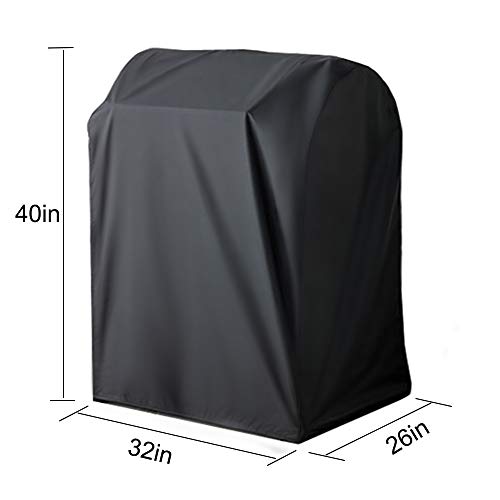Samhe Grill Cover, 32-Inch Waterproof UV Resistant Heavy Duty BBQ Gas Grill Cover for Nexgrill Brinkmann Weber Char-Broil and More