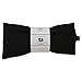 Lavender Eye Pillow - Migraine, Stress & Anxiety Relief - #1 Stress Relief Gifts for Women - Made in The USA, Organic Flax Seed Filled! (Black - Organic Cotton)