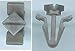 Nissan Grille Clip (Qty: 15 Gripper Box # 2914T)