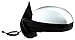 Driver Side Mirror for Avalanche, Silverado/Sierra 1500, Silverado/Sierra 2500 & 3500, Suburban, Tahoe, Yukon, Denali/XL, Silverado/Sierra Hybrid, blk/Chrome, fold, Heated Power