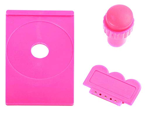 SHANY Stamping Nail Art Set (Nail Art Image Plate Holder, Scraper, Stamper) - Thumbnail 4