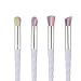 OVERMAL 4Pcs Colorful Cosmetic Eyebrow Eyeshadow Brush Makeup Brush Sets Kits Tools
