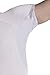 DEEPVTEE Sweat Proof Undershirts With Sweat Pads, Micro Modal, Deep V Neck, Ultra Soft, Anti-Microbial,White,Medium