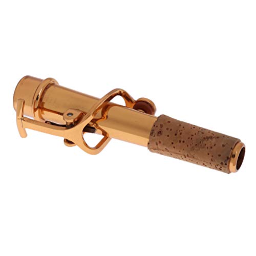 image for Baosity Exquisite Brass Sax Neck DIY for Soprano Saxophone Replacement