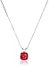 Amazon Essentials 925 Sterling Silver 8mm Cushion Cut Gemstone Pendant Necklace for Women with 18 Inch Box Chain, (previously Amazon Collection)