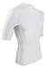 Rash Guard Compression Shirt for Men - USA Made Base Layer & Swim Shirt (White, X-Large)