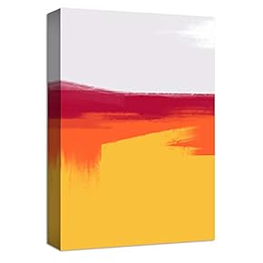 Canvas Wall Art Beautiful Abstract Painting Artwork for Home Prints Framed - 12x18 inches