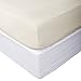 Clara Clark Fitted Sheet, Extra Deep Pocket Fits Deep Mattress, Luxury Soft Fitted Sheet Only, Queen Cream Beige