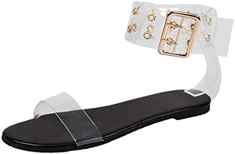 Alluing Women Summer Bow Buckle Strap Open Toe Beach Breathable Sandals Rome Shoes