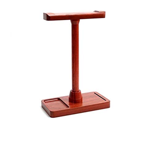 Festnight Universal Wooden Headphone Stand Headset Holder Earphone Hanger with 3 USB 3.0 Port Enable to Charge Phone Tablet