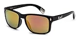 Locs Original Gangsta Shades Square Black Frame Men's Sunglasses