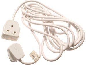 EUROSONIC 1 Way Gang 5M Meter Metre 13Amp Extension Lead Cable Plug Socket Uk Brand Mains