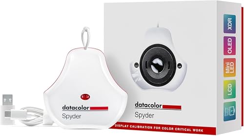 Datacolor Spyder Display Calibrator for Designers, Photographers and Content Creators, True Colors, OLED/LED Compatible, Simple Calibration Tool for Image Processing