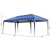 Outsunny 10' x 19.2' Pop Up Canopy Tent, Heavy Duty Tent for Parties, Outdoor Instant Gazebo Sun Shade Shelter with Carry Bag for Catering, Events, Wedding, Backyard BBQ, Blue
