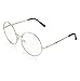 Vintage Clear Transparent Oversized Glasses Womens Eyewear Unisex Eyeglasses 55