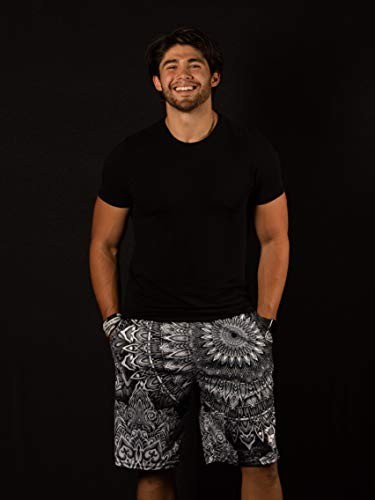 Electro-Threads--Graphic-Shorts-Funky-Shorts-for-Men-Neon-Men-Shorts