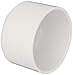 Spears 447 Series PVC Pipe Fitting, Cap, Schedule 40, 4