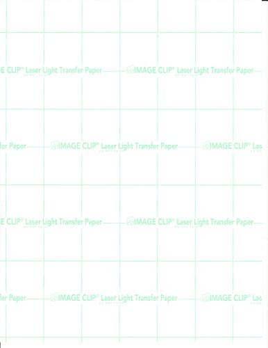 Image Clip Laser Light Self-Weeding Heat Transfer Paper 8.5 x 11-20 Sheets - Thumbnail 2