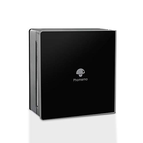 Phomemo Mini Portable Bluetooth Thermal Printer Pocket Sticker Receipt Printer Compatible with iOS + Android for Organizing Office Documents，Black and White Mini Picture and Work List Printing