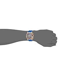 Invicta de los hombres 'Speedway' cuarzo, de acero inoxidable y silicona reloj Casual, color: azul (modelo: 26305)