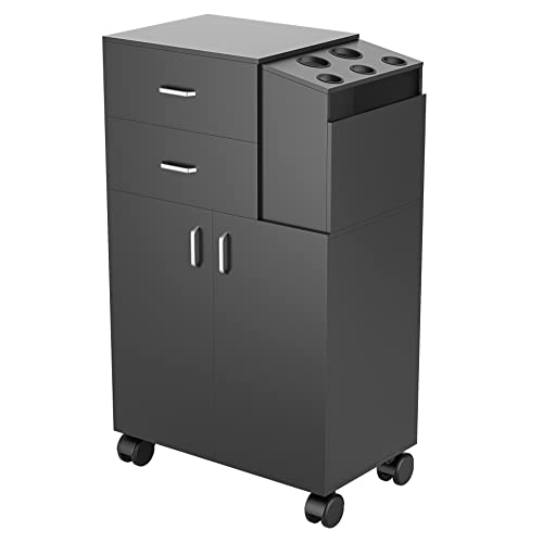 Paddie Salon Trolley Cart with Wheels, 2 Drawer