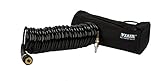 Viair 00031 30 Ft. Extension Braided Black Coil Hose