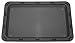 PetRageous 70669 Bone N Up Non-Slip Clear Plastic Dog Feeding Tray 19.125-Inch by 13.125-Inch for Dogs and Cats, Black
