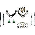 Kryptonite Stage 3 Leveling Kit with Fox Shocks Compatible with 2011-2019 Chevy/GMC 2500HD 3500HD KR11STAGE3FOX