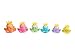YANSION Bath Toys for Toddlers Kids Boys Girls Waterfall Octopus Stacking Cups Bathtub Toys for 1 Year Old & Up Fun Nesting Sea Ocean Animals for Swimming Pool Beach Sand 6 Pieces