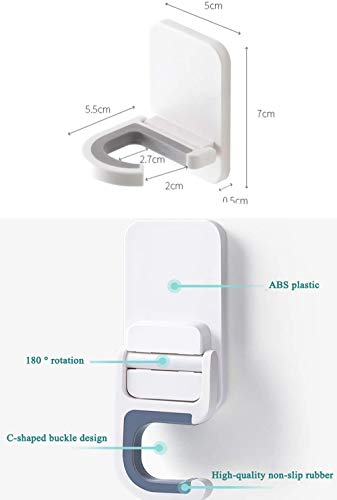 4 Adhesive+Drilling+Anti+Slip+Dustpan+Storage