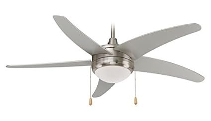 Royal Pacific Lighting 1025bn Curved 5 Blade Modern Ceiling Fan