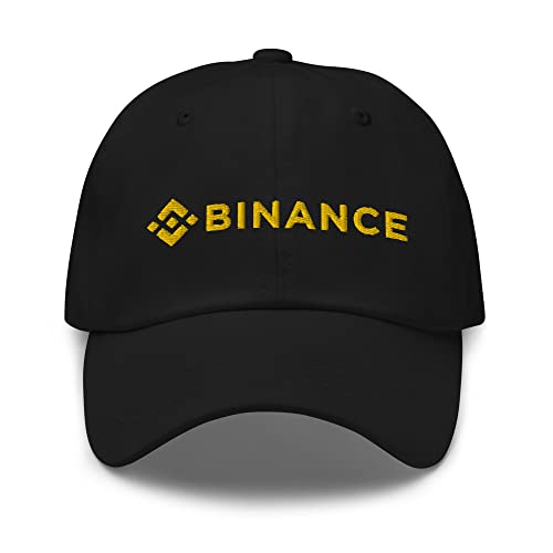 Binance Cryptocurrency Exchange Logo Embroidered Dad Hat - Adjustable Cotton Twill Cap (Green Camo)